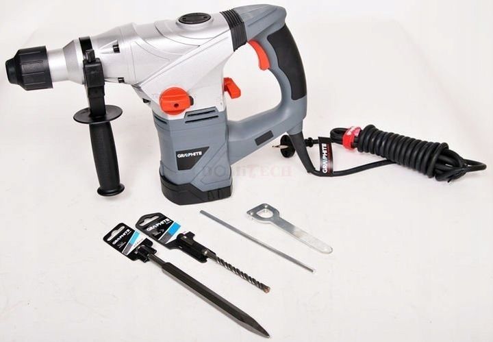 MŁOT UDAROWY (UDAROWO-OBROTOWY) MŁOTOWIERTARKA SDS+ 1500W GRAPHITE 58G862 zdjęcie 9