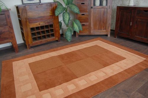 Dywan HAND TUFTED - BOXES terakota na Arena.pl