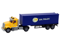 ŻÓŁTA CIĘŻARÓWKA ŚWIATŁA DŹWIĘKI  DLA DZIECI