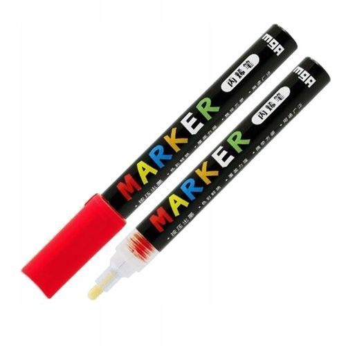 marker akrylowy 1-2 mm czerwony  4204 a'6 na Arena.pl