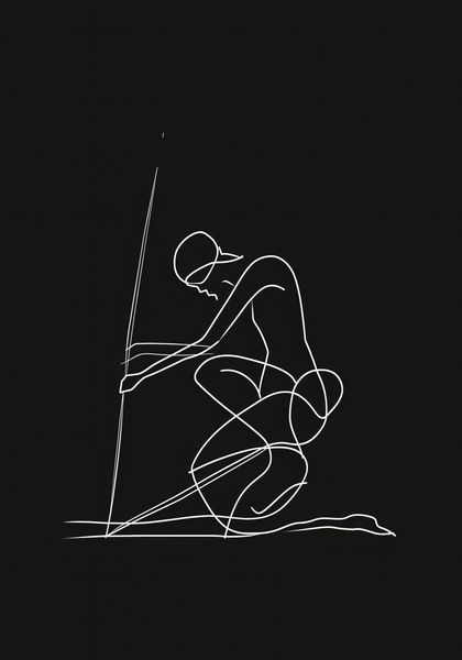 Plakat 70x100cm Linia zdjęcie 1