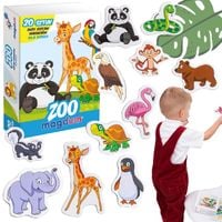 zestaw edukacyjnych magnesów wesołe zoo - dla dzieci 6032-01