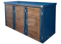 Zabudowa koszy na śmieci wiata obudowa kubłów 207x80x120 cm 3x240L GP512