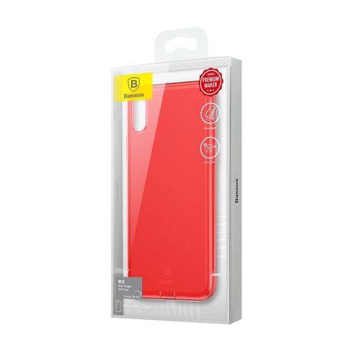 Etui Baseus Simple Series Case iPhone X / XS - czerwone na Arena.pl