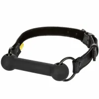 calexotics bezgraniczny bar gag silikonowy z regulacją, czarny 63,5cm