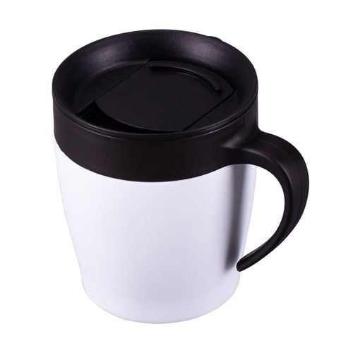 Kubek z uchem Chillout 350 ml, biały na Arena.pl