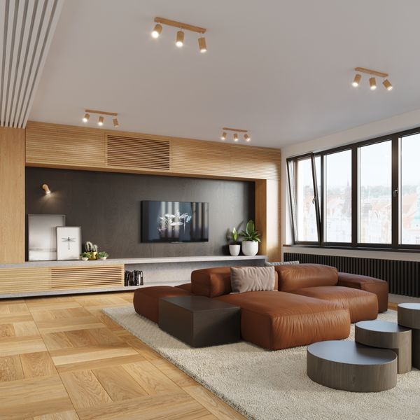 Plafon BERG 2 naturalne drewno zdjęcie 8