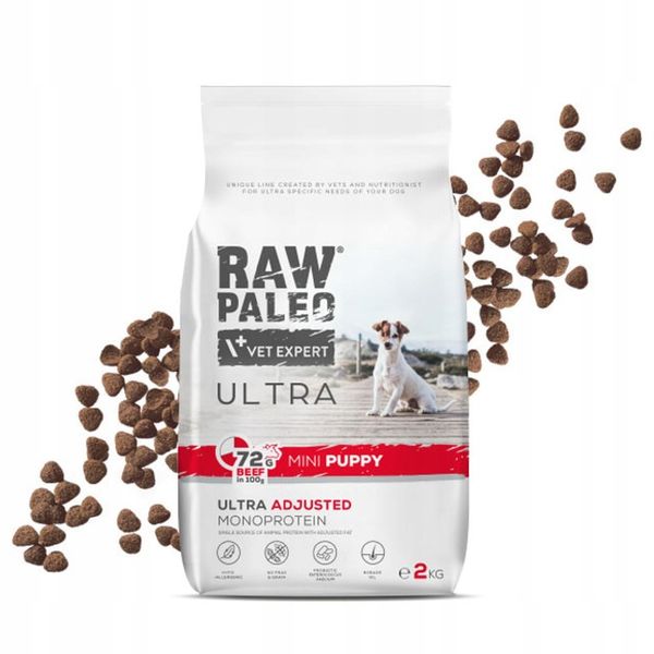Vetexpert Raw Paleo Ultra Beef Puppy Mini 2kg zdjęcie 6