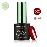 Cosmetics Zone Lakier hybrydowy hipoalergiczny 7ml Maroon 062