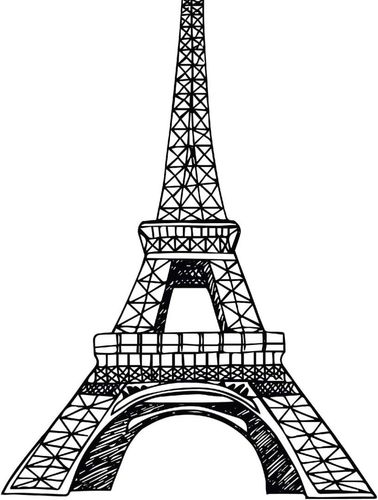 plakat obraz wieża eiffla paryż a4 na Arena.pl