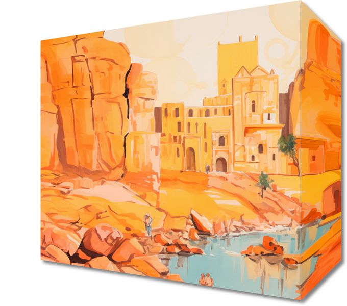 Obraz 20x20cm Ruiny pod Słońcem zdjęcie 1