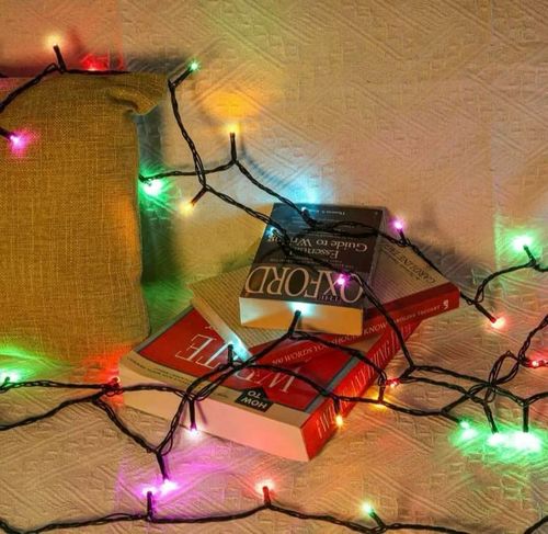 LAMPKI CHOINKOWE 1000 LED FLASH ZEWNĘTRZNE WEWNĘTRZNE ŚWIĄTECZNE MULTIKOLOR na Arena.pl