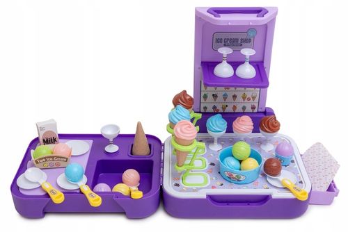 LODZIARNIA CUKIERNIA Zestaw w walizce 3w1 lody sklep kuchnia budka z lodami na Arena.pl