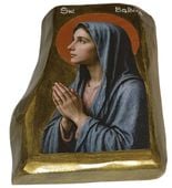 Ikona Święta Balbina patronka osób cierpiących na choroby gardła, szyi