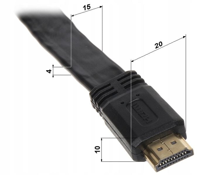 KABEL HDMI-10-FL 10 m zdjęcie 2