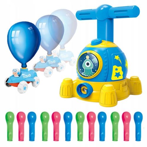 Samochód WYRZUTNIA BALONÓW XXL DUŻY ZESTAW Rakieta AUTKA AERODYNAMICZNE na Arena.pl