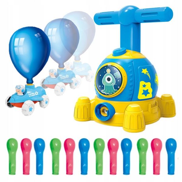 Samochód WYRZUTNIA BALONÓW XXL DUŻY ZESTAW Rakieta AUTKA AERODYNAMICZNE zdjęcie 9