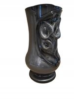 Wazon na kwiaty na Cmentarz Wazon Nagrobny Grafitowy z Kalią ciężki