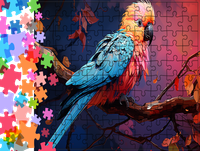 Puzzle tradycyjne Zwierzęta - Papuga