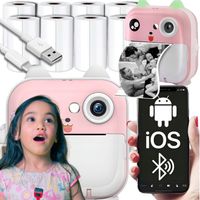 DRUKUŚ DRUKARKA APARAT NATYCHMIASTOWY FOTOGRAFICZNY MINI TERMICZNA + 8ROLKI