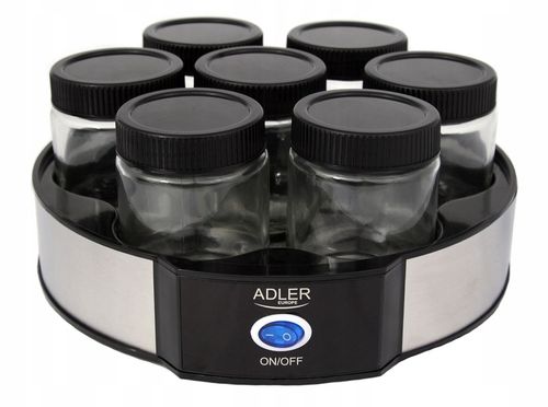 JOGURTOWNICA DOMOWY JOGURT 1,4L 7 SŁOICZKÓW 200ML na Arena.pl