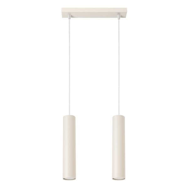 Lampa wisząca LAGOS 2 beżowa zdjęcie 1