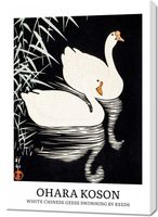 Obraz 70x100cm Design Geese, Koson Vintage do Salonu