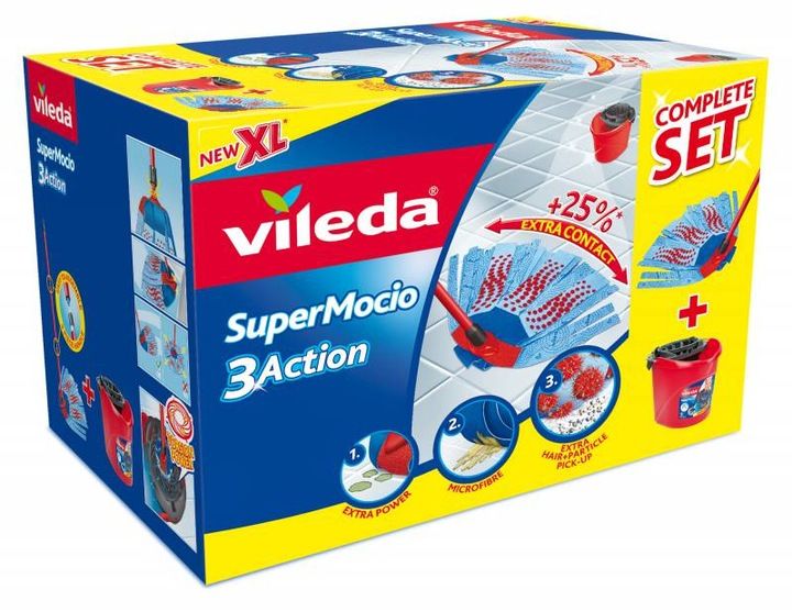Vileda Wiadro i mop paskowy - SuperMocio zdjęcie 6