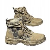 Buty TREKKINGOWE TAKTYCZNE MILITARNE Wodoodporne TRAPERY Moro R41