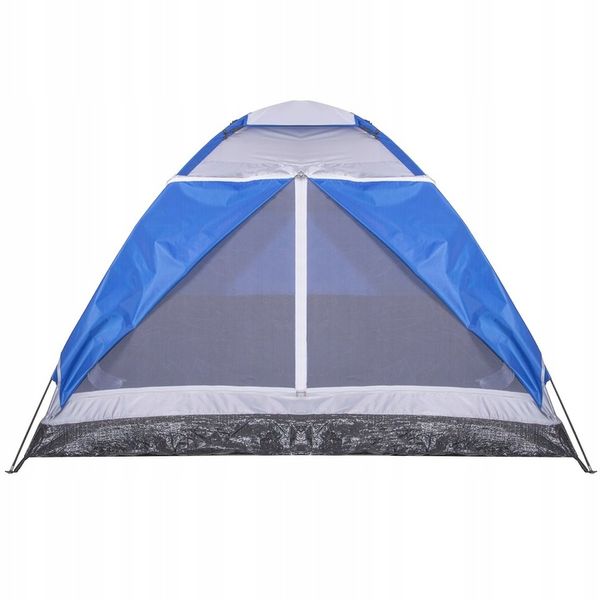 MOCNY NAMIOT TURYSTYCZNY KEMPINGOWY NA BIWAK DUŻY 4-OSOBOWY IGLO 210x240cm zdjęcie 9
