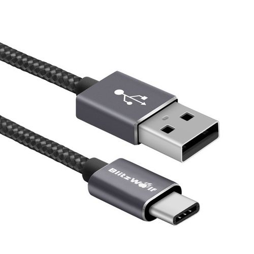 Kabel USB typu C BlitzWolf BW-TC4 1m, czarny na Arena.pl