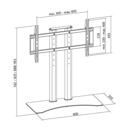 Logilink BP0024 TV Tabletop stand, 37"-65 na Arena.pl