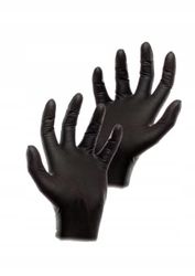 Rękawiczki Nitrylowe Jednorazowe Czarne 2szt. zdjęcie 3