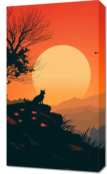 Obraz 40x70cm Kocie Wzgórze zdjęcie 1