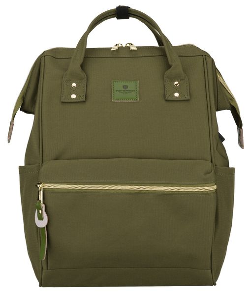 plecak materiałowy ptn alfa-0343 green zdjęcie 1
