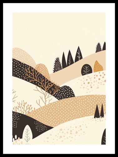 Plakat 64x90cm Jesień w Wzgórzach na Arena.pl