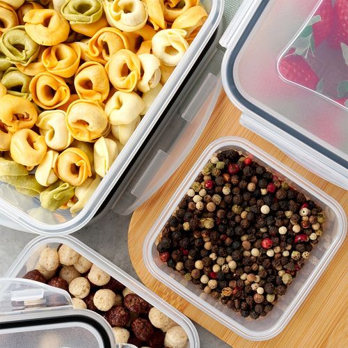 Pojemniki Kuchenne Hermetyczne na Żywność z Uszczelką Zestaw Pojemników x4 na Arena.pl