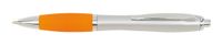 Długopis SWAY, pomarańczowy, srebrny