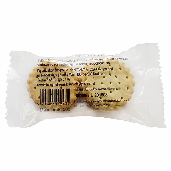 Herbatniki Okrągłe, 50g zdjęcie 1