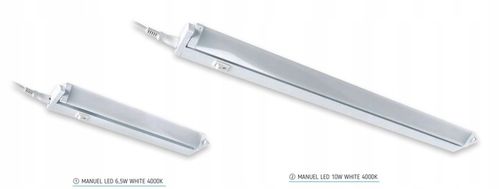 LAMPA OPRAWA PODSZAFKOWA MEBLOWA LED 10W CCT 4100K LISTWA BIAŁA na Arena.pl