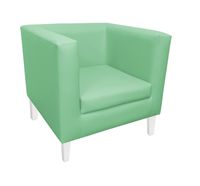 Fotel Monaco nogi białe D7