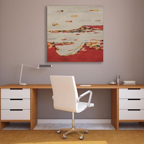 Obraz na płótnie - Canvas, Kompozycja abstrakcyjna 80x80 na Arena.pl
