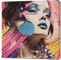 Obraz 90x90cm Portret Neo