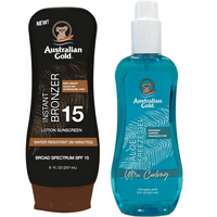 Australian Gold Balsam Z Bronzerem SPF15 + Aloe Freeze Gel