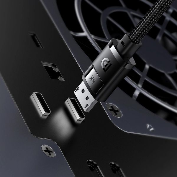 Kabel DisplayPort 8K 60Hz 2m Baseus High Definition Series - czarny zdjęcie 13
