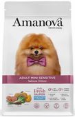 Amanova Dog Adult Mini Sensitive Salmon Deluxe - Łosoś 800G