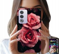 ETUI DO OPPO A80 5G - PIĘKNE RÓŻOWE RÓŻE, KWIECISTE WZORY, CASE