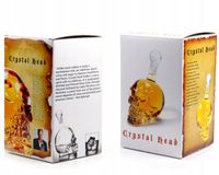 KARAFKA KRYSZTAŁOWA CZASZKA SKULL SZKŁO PREZENT