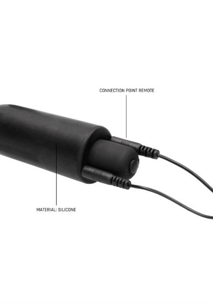 E-Stimulation Vibrating Urethral Sounding Plug - Black zdjęcie 5