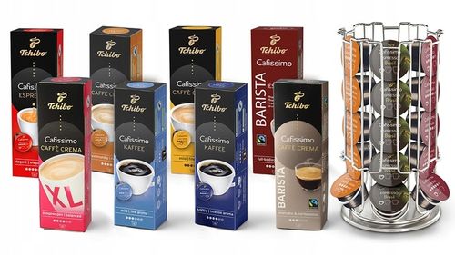 Kawa kapsułki Tchibo Cafissimo 80szt. + stojak na Arena.pl